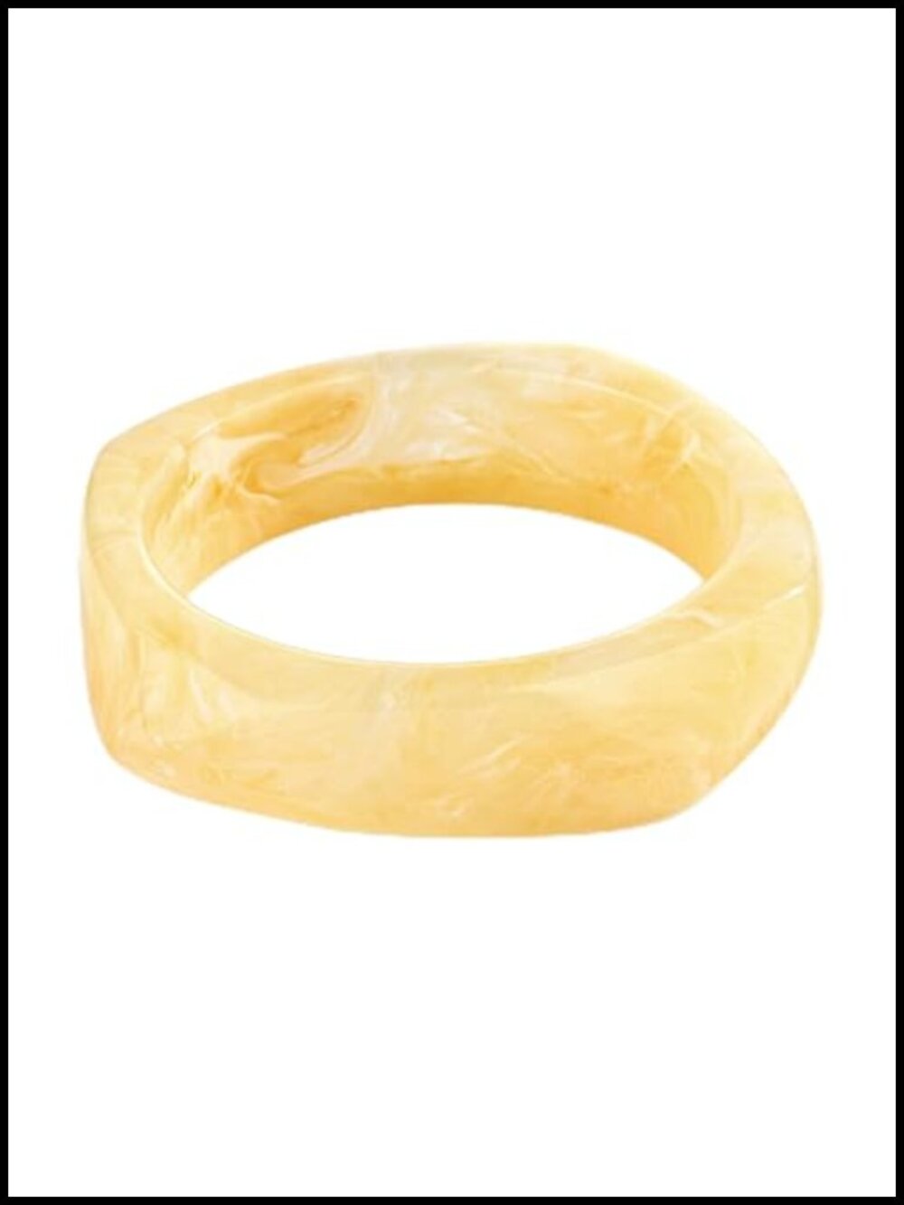 Chunky Acrylic Resin Bangle Bracelet Women Geometric Modern Jewelry Gift